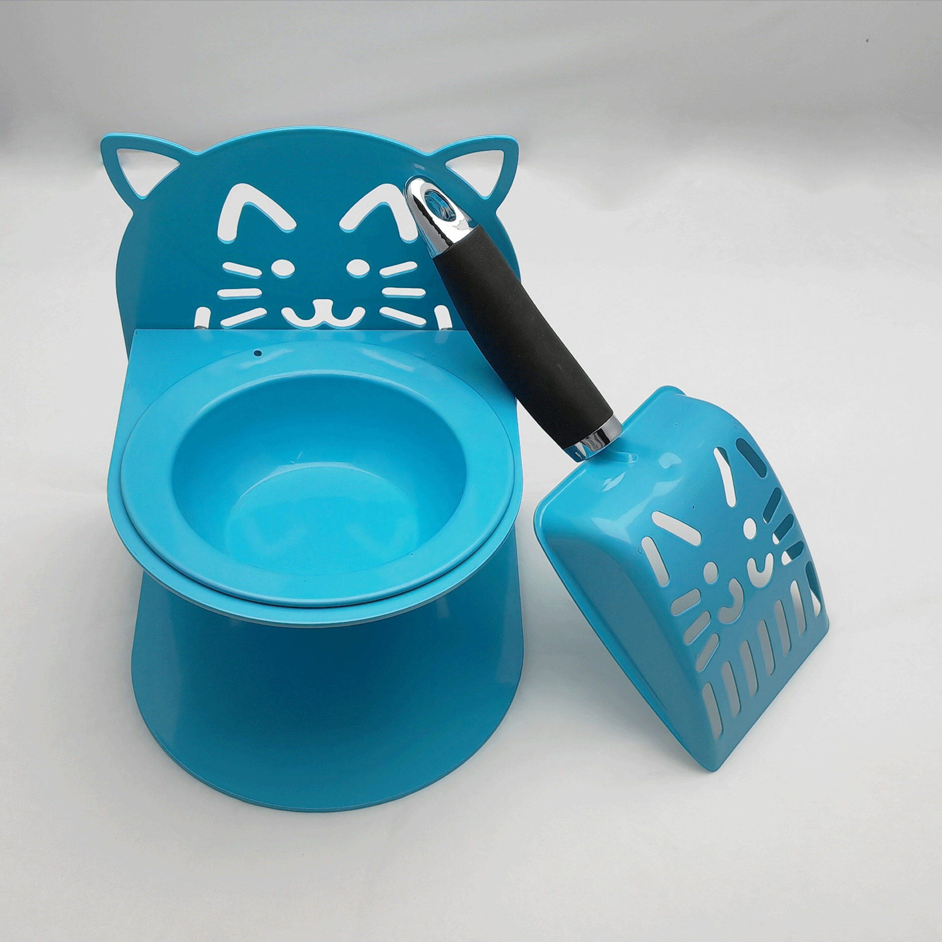 Traje de pala de arena para gatos